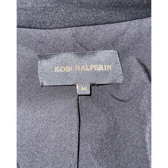Kobi Halperin black classic blazer SZ 10 - Picture 5 of 6
